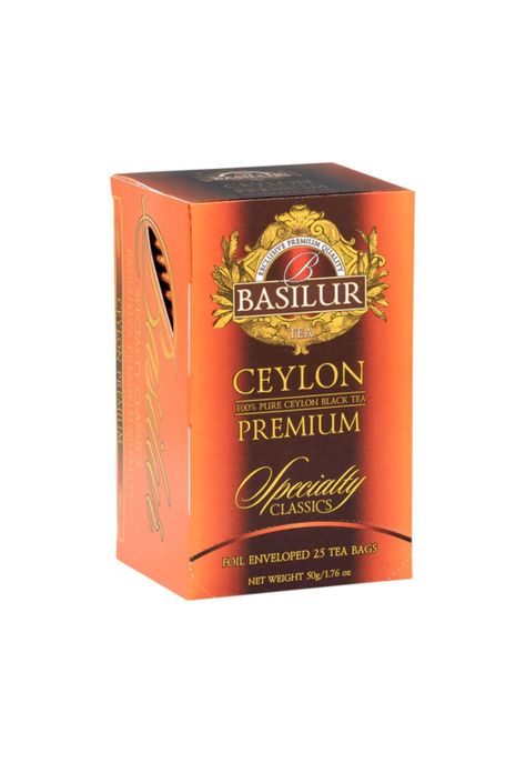 Te Negro Basilur Orange Pekoe Caja 25 bolsas-0