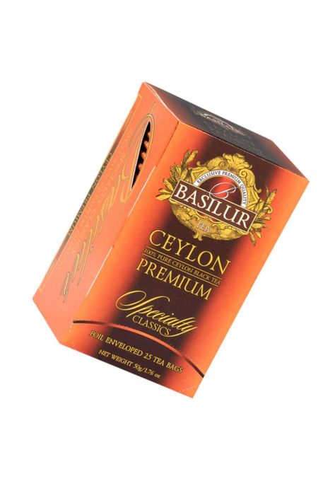 Te Negro Basilur Orange Pekoe Caja 25 bolsas-1
