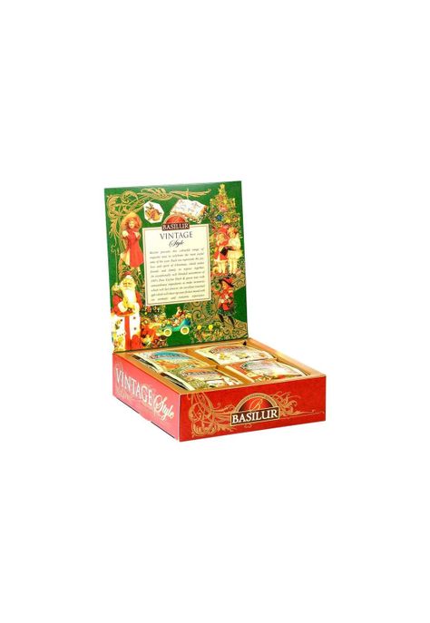 Te Verde Negro Basilur Vintage Style Caja 40 Bolsas-1