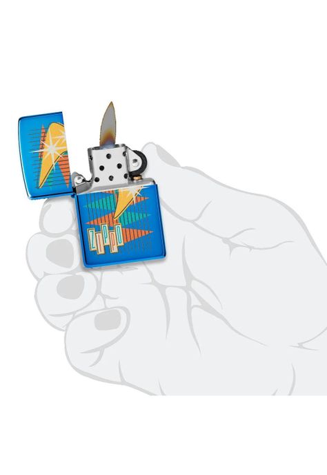Encendedor Zippo Retro Design Azul ZP49768-4