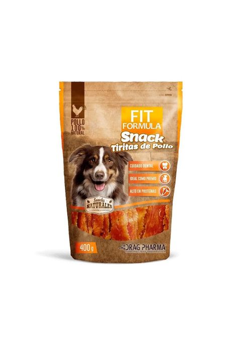 Fit Formula Comida Snack Tiritas De Pollo Perro Mascota 400g-0