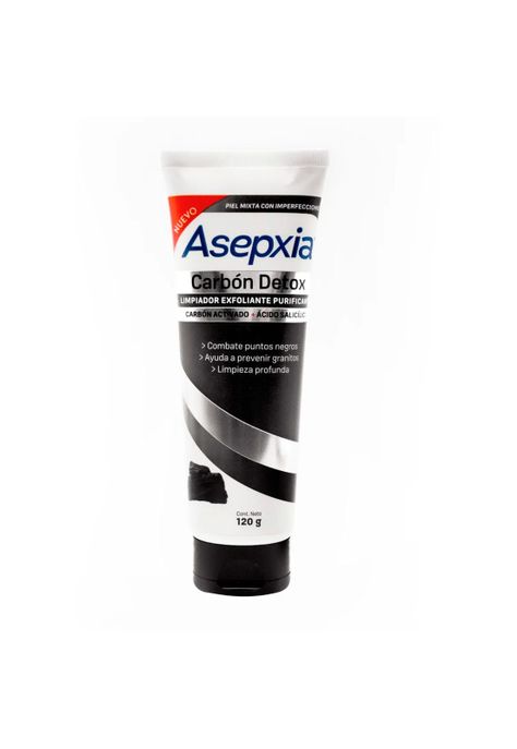 Asepxia Carbón Detox Crema Exfoliante Purificante 120g-0