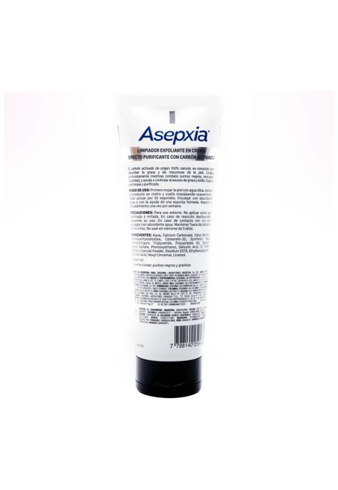 Asepxia Carbón Detox Crema Exfoliante Purificante 120g-2