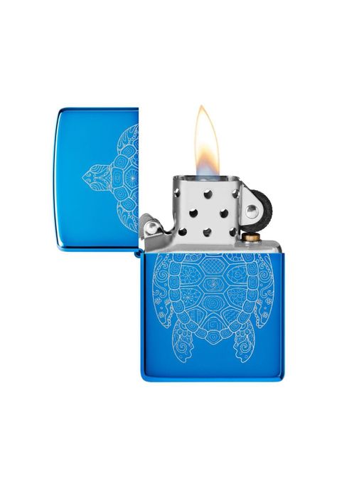 Encendedor Zippo Zen Turtle Design Azul ZP46177-1