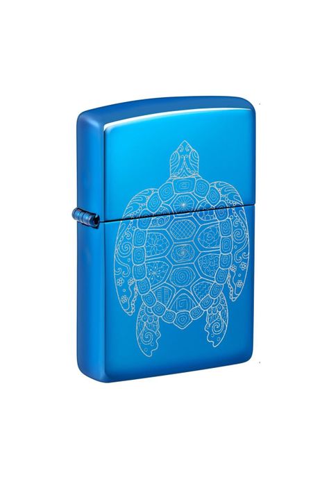 Encendedor Zippo Zen Turtle Design Azul ZP46177-2