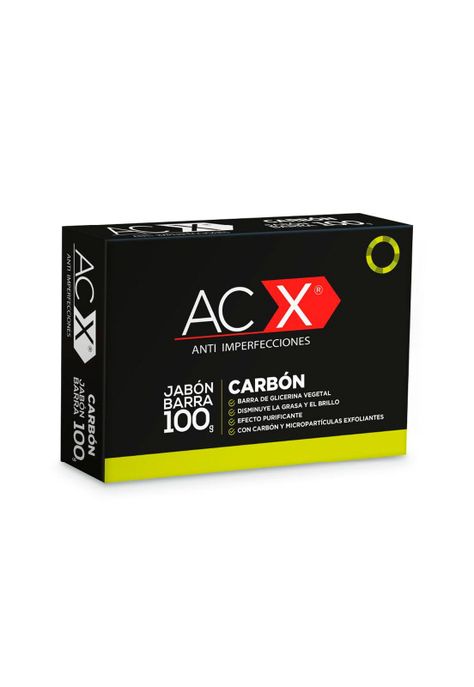 Acx Jabón Carbon Exfoliante Anti-imperfecciones 100g-0