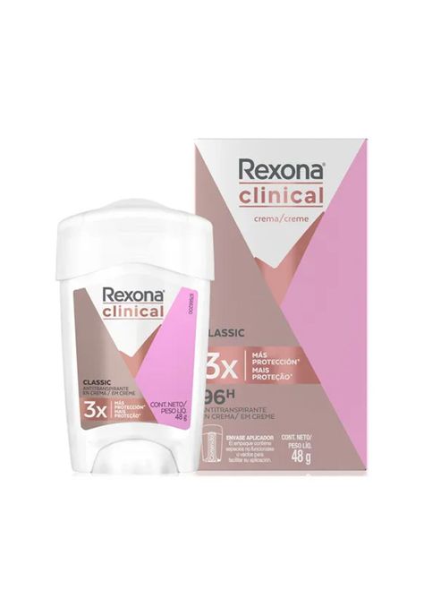 Desodorante en Crema Femenino Rexona Clinical Classic-0