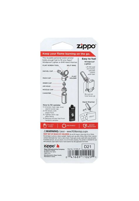 Zippo Canister Contenedor Bencina Multiproposito ZP121503-2