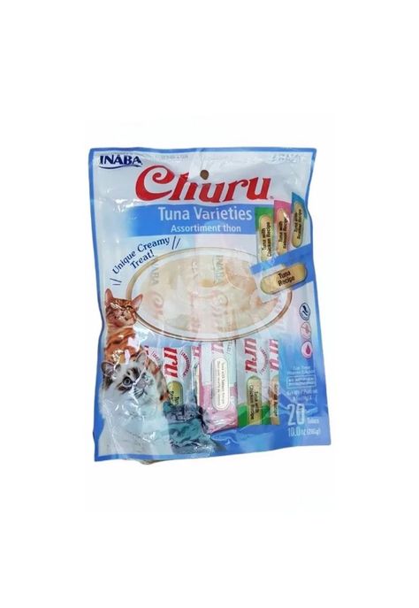 Alimento Para Gatos Churu Tuna Varieties 20 Tubos X 14 Grs-1