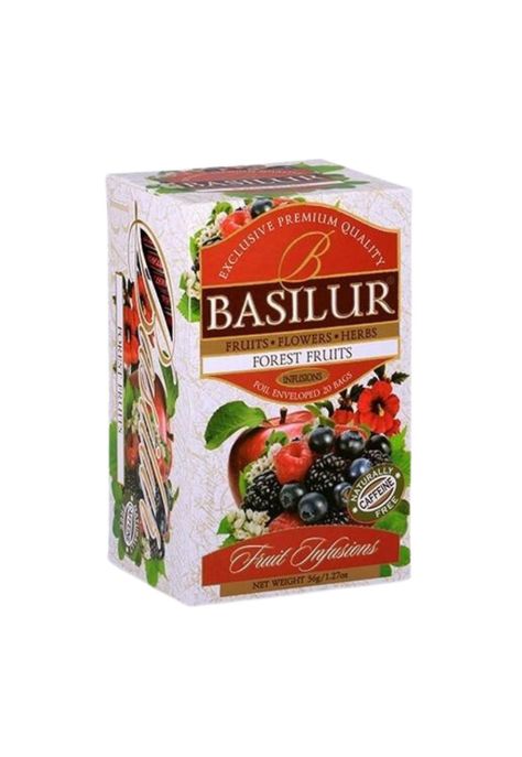 Te Basilur Infusion sin teina Forest Fruit 25 Bolsas-0