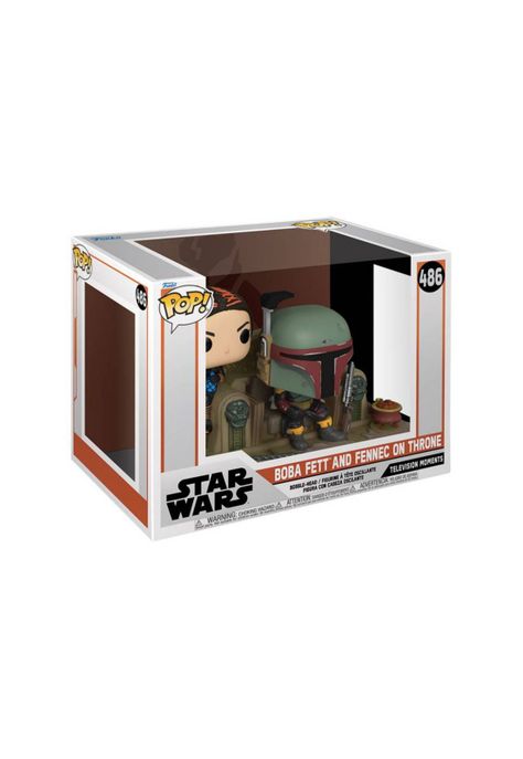 Funko Pop Moment Mandalorian Boba Fett and Fennec Shand 486-2