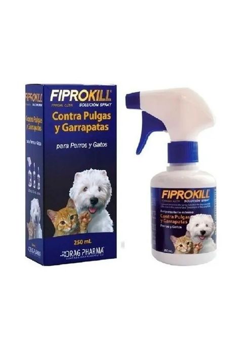 Fiprokill Spray Anti Pulgas/garrapatas 250 Ml Gatos Y Perro-0
