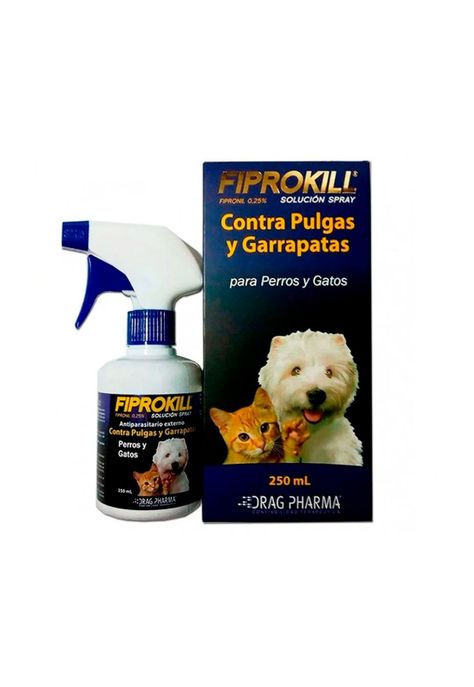 Fiprokill Spray Anti Pulgas/garrapatas 250 Ml Gatos Y Perro-1