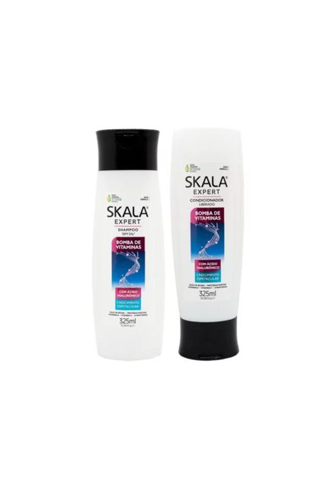 Kit Shampoo Acondicionador Bomba de Vitamina Skala 325ml c/u-1