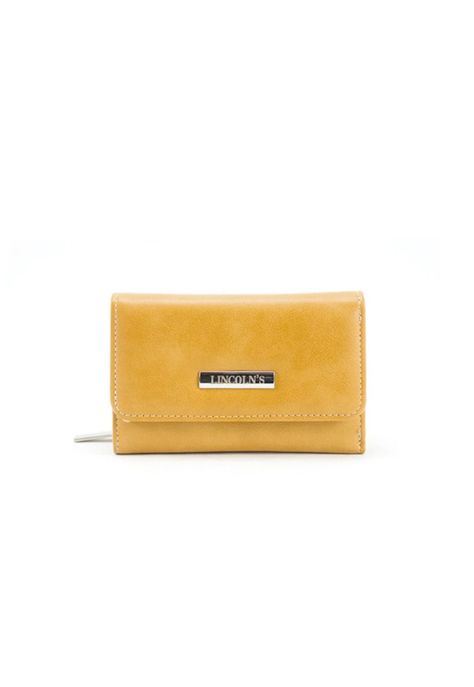 Billetera Mujer Glicina Mostaza Lincoln's-0