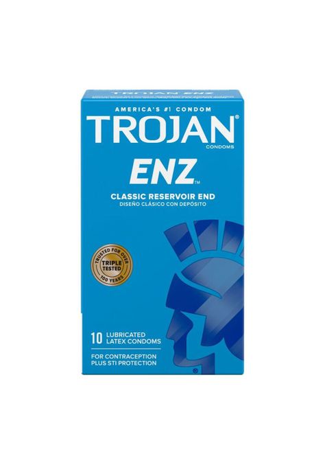 Condones Preservativos Latex Trojan Enz Classic 12 u-3