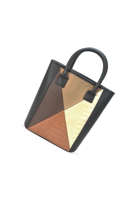 Matera Bolso Globus Negro Caramelo Lincoln's-1