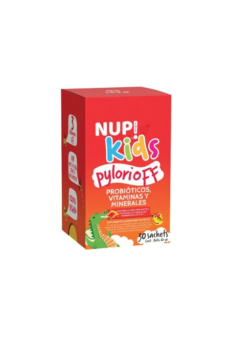 Probióticos Kids Pylorioff + Vitaminas + Minerales 30un Nup-0