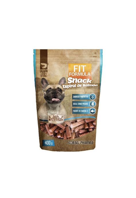 Snack Para Perros Espiral de Salmon Fit Formula 400 G-0
