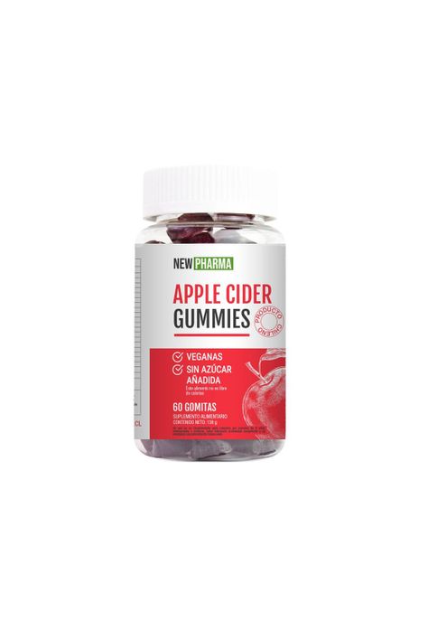 Suplemento Vinagre Sidra de Manzana NewPharma 60 Gomitas-0