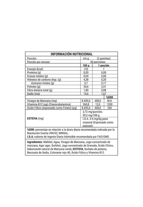 Suplemento Vinagre Sidra de Manzana NewPharma 60 Gomitas-1