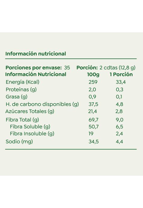 Azana Prebiotic Fibra de Manzana Cáscara Foods 450gr-3
