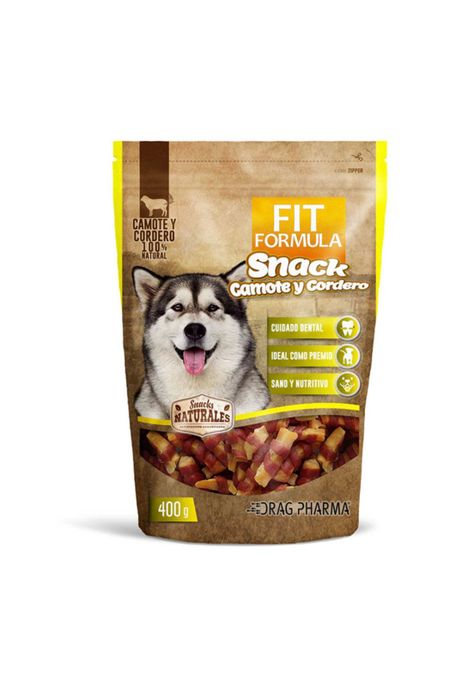 Snack Para Perros Camote y Cordero Fit Formula 400 G-0