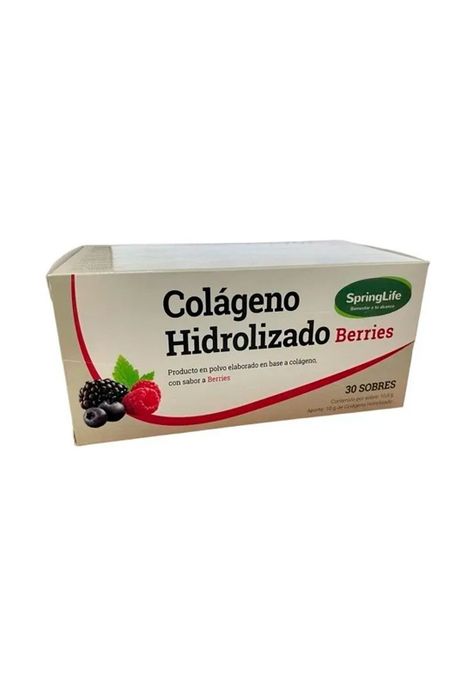 Colageno Hidrolizado Springlife Sabor Berries 30 Sobres-0