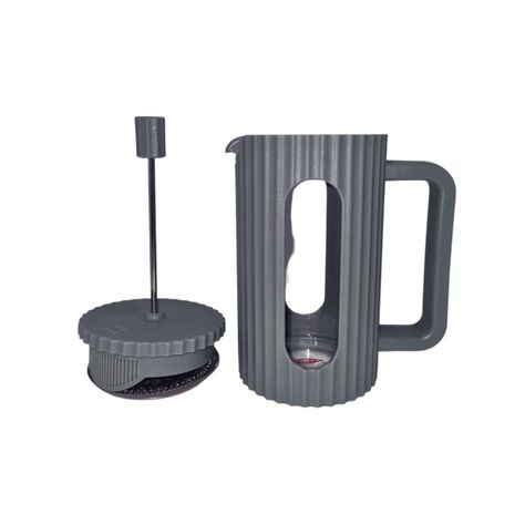 Cafetera Embolo Amalfi Gris 350 ml Oroley-2