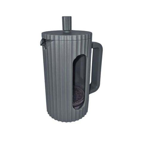 Cafetera Embolo Amalfi Gris 350 ml Oroley-3