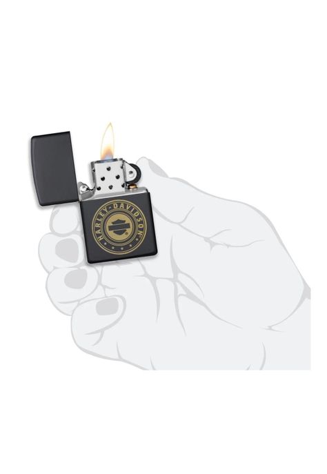 Encendedor Zippo Harley Davidson Design Negro ZP49197-4