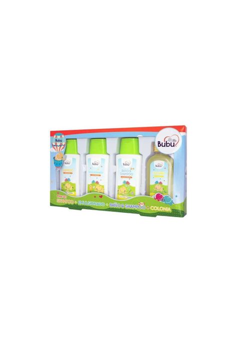 Bubu Mini Set De Baño Para Bebe Shampo Emulsionado Colonia-0