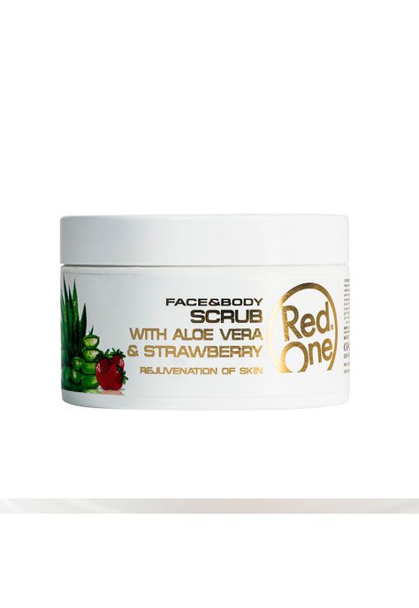 Exfoliante Red One Scrub Varon Aloe Vera Y Frutilla 450 Ml-1