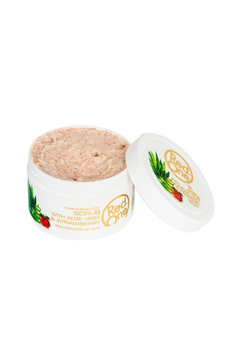 Exfoliante Red One Scrub Varon Aloe Vera Y Frutilla 450 Ml-2