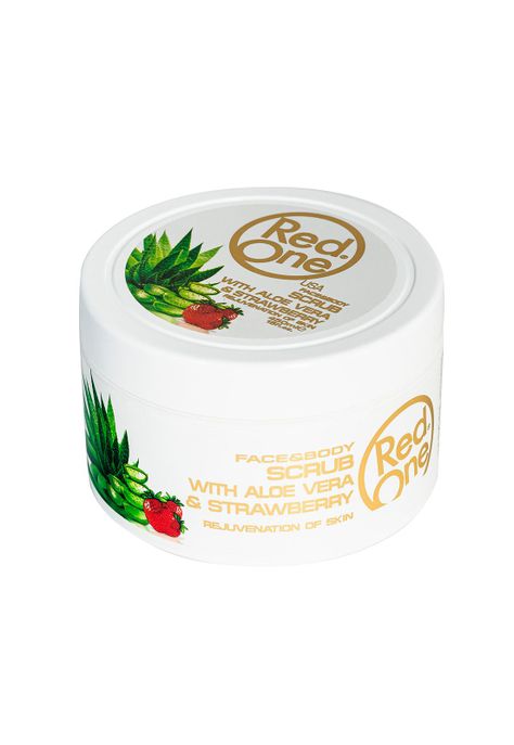 Exfoliante Red One Scrub Varon Aloe Vera Y Frutilla 450 Ml-4
