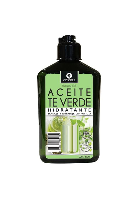 Aceite Masaje Therapy Hidratante Te Verde Cosedeb 250ml-0