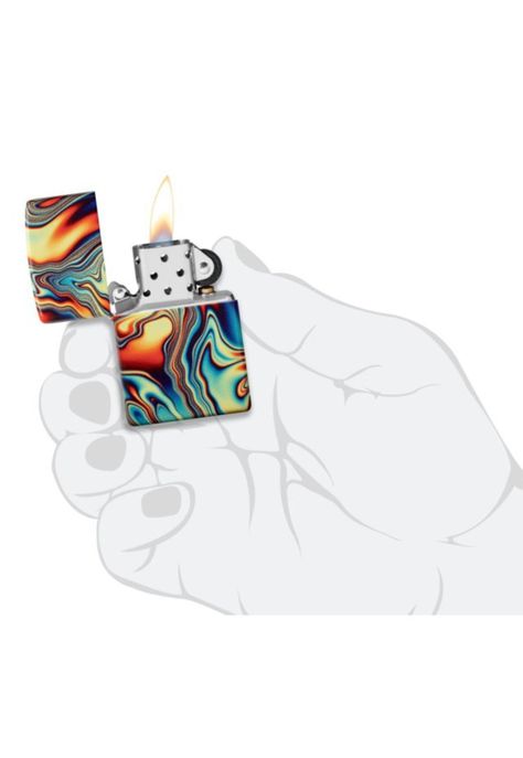 Encendedor Zippo Colorful Swirl Pattern Multicolor ZP48612 -9