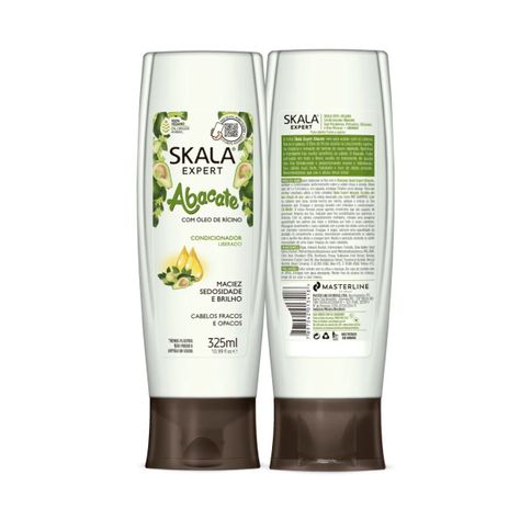 Kit Shampoo Acondicionador Aguacate Skala 325ml c/u-1