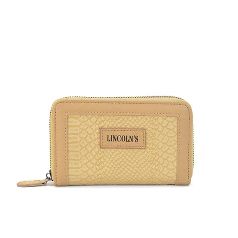 Billetera Mujer Madreselva Croco Maiz Lincoln's-0