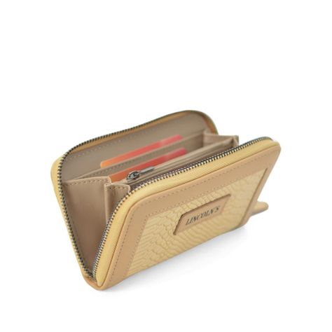 Billetera Mujer Madreselva Croco Maiz Lincoln's-1