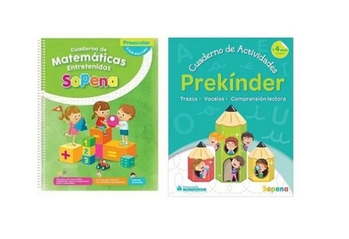 Pack Sopena Prekinder Actividades Y Matematicas Entretenidas 4 años-1