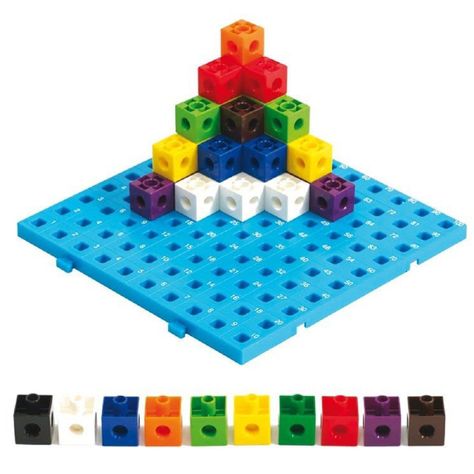 Cubos Multiencaje Unifix Con Base-0