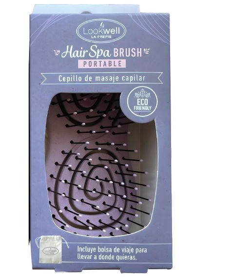 Hair Spa Brush Portable - Fucsia-0