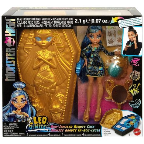 Muñeca Monster High Cleo De Nile Set De Belleza Y Juego-0