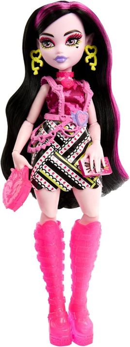 Muñeca Monster High Draculaura Skulltimate Secrets Neon -1