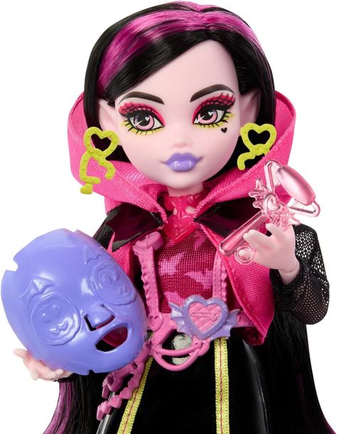 Muñeca Monster High Draculaura Skulltimate Secrets Neon -2