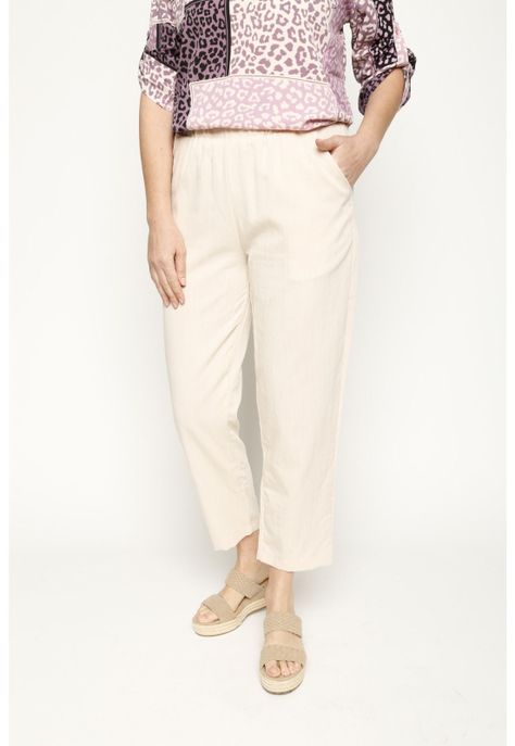 Pantalón Gracia Beige Woman by Eclipse-0