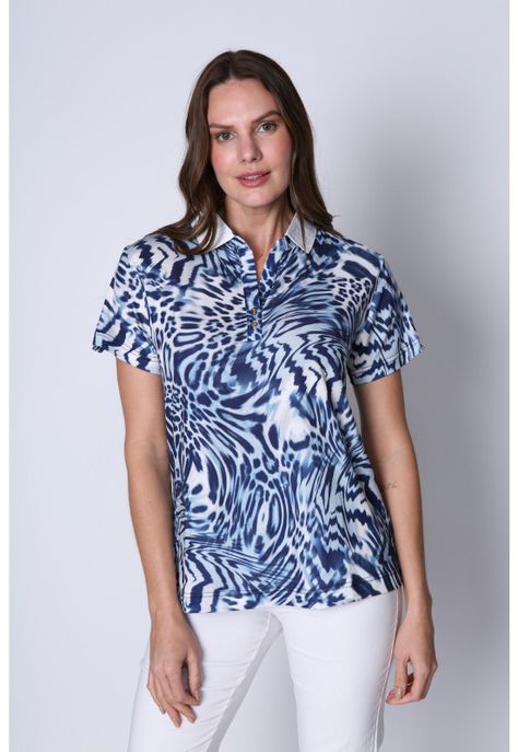 Polera Sandra Azul Woman-0
