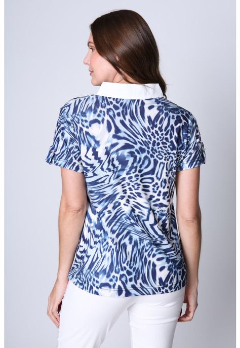 Polera Sandra Azul Woman-1