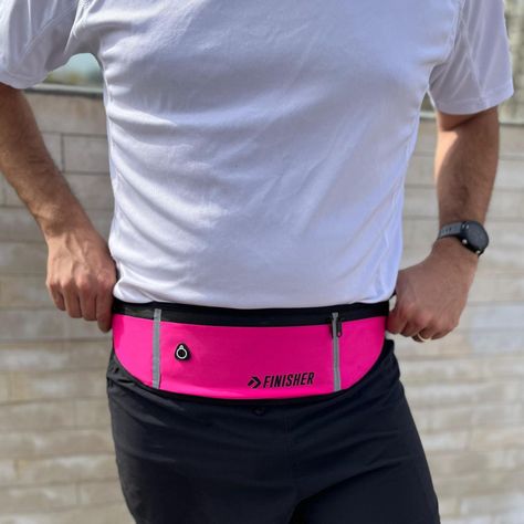 Banano Running Eliud 3 Bolsillos Finisher Fucsia-1